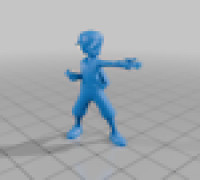 Pokemon Trainer Ethan 3D model