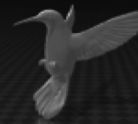 Humming bird 3D model