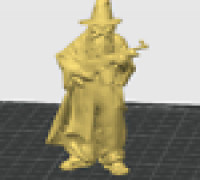 Poly Wizard With a Gun! 3D model