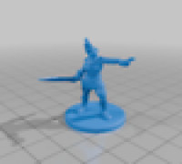 Fantasy Fire Knight 3D model