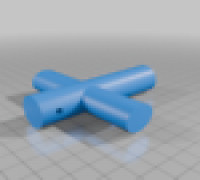 cross neckless charm   3D model