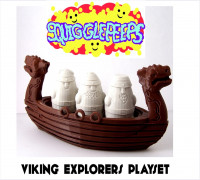 Squigglepeeps: Viking Explorers Playset 3D model