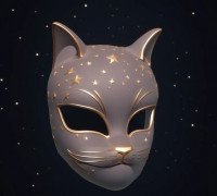 FELINE MASK 3D model