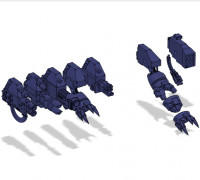 Red Dead Coffin Weapons 3D model