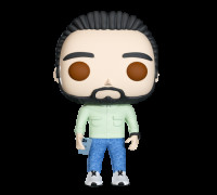 Funko pop man with iphone 3D model