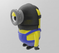Squid Game soldier Minion Stuart Multi Material 3D model