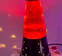Lava Lamp Wizard Glitter Cap 3D model