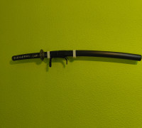 Katana Wall Display For Wall Hook  3D model