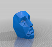 Squid Game Frontman Mask (Easier Print) 3D model