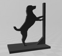 Dog Book Holder 3D model
