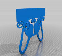 French Bulldog Keyhook 3D model