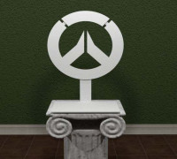 Overwatch Logo 3D model