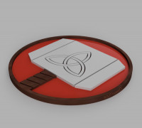 Thor's Hammer - Marvel Coasters 3D model