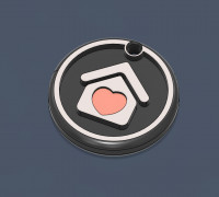 Home Keyring 3D model