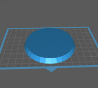 Sloped Mini Base Filled  3D model