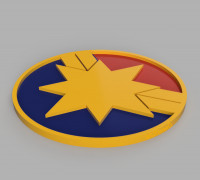 Captain Marvel - Marvel Coasters 3D model