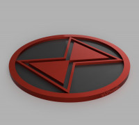Black Widow - Marvel Coasters 3D model