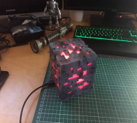 Minecraft lamp 3D model