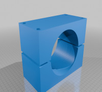 4in Pipe clamp 3D model