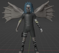 Sasuke Marque Maudite 3D model