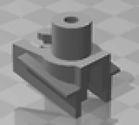 Samsung Microwave Lower Handle Mount Bracket 3D model