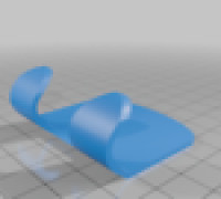 Simple shaver holder for the wall 3D model