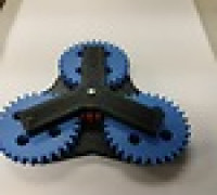 gear fidget toy 3D model