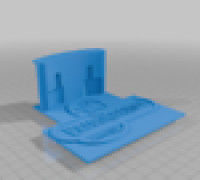 VelociCoaster Hat Holder/hanger 3D model
