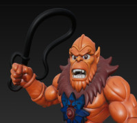 BEAST MAN WITH BASE 3D model