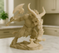 Boneback Minotaur Savage 3D model