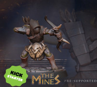 Goblin Archer Tabletop Miniature 3D model