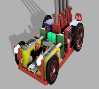 Dot Bot - Bluetooth color marking bot 3D model