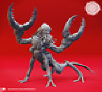 Rearing Chuul - Tabletop Miniature 3D model