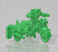 Ork Warbiker 3D model