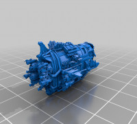 ork bfg fleet - rescaled 3D model
