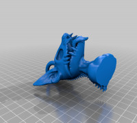 Dog with Skull 3D model