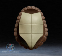 Ninja Turtle Shell 3D Printer STL File 3D model