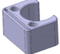 Gopro bobber mount 3D model