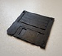 Floppy disk coaster 3D model
