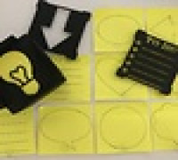 Post-It Note stencils 3D model