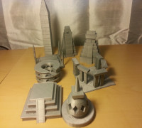 Stone Landmarks, Buildings, and Structures 3D model