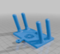 CapRack Star Wars Galactic Republic Logo 3D model