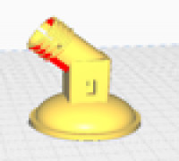 Uniden Car Camera Mount replacement 3D model