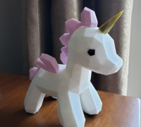 Unicorn Lowpoly v2 3D model