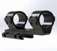30mm Scope Mount v.2 3D model