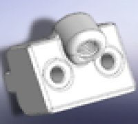Ender 3 v2 -- Reverse Bowden Guide -- Direct Drive Reverse Bowden 3D model