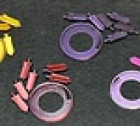 Game Base marker and pin 3D model