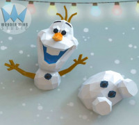 OLAF WALL DECOR 3D model