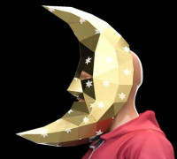 MOON MASK 3D model