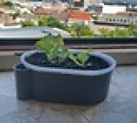 Self-Watering Insert for Ice Cream Container – 3D Printed Wicking Pot Adapter 3D model